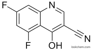 Molecular Structure of 541505-11-7 (5,7-difluoro-4-hydroxyquinoline-3-carbonitrile)